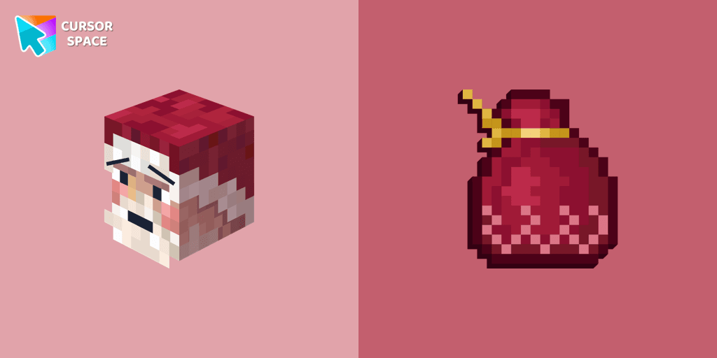 Santa Claus Minecraft Skin cursor cursor pack